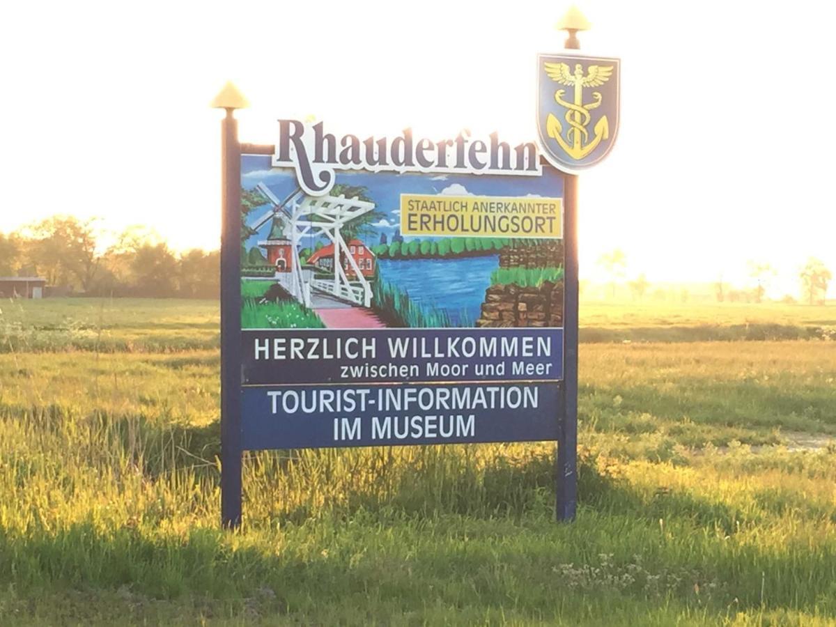 Ferienwohnung Vereinswiek 95137 Rhauderfehn Esterno foto